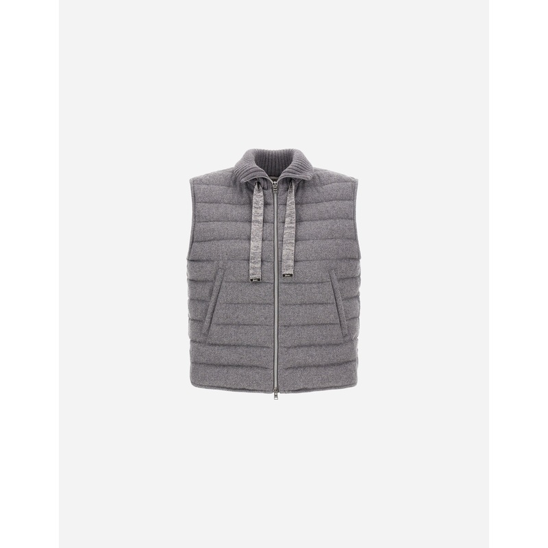 Vests RESORT VEST IN LUCENT CASHMERE WOOL