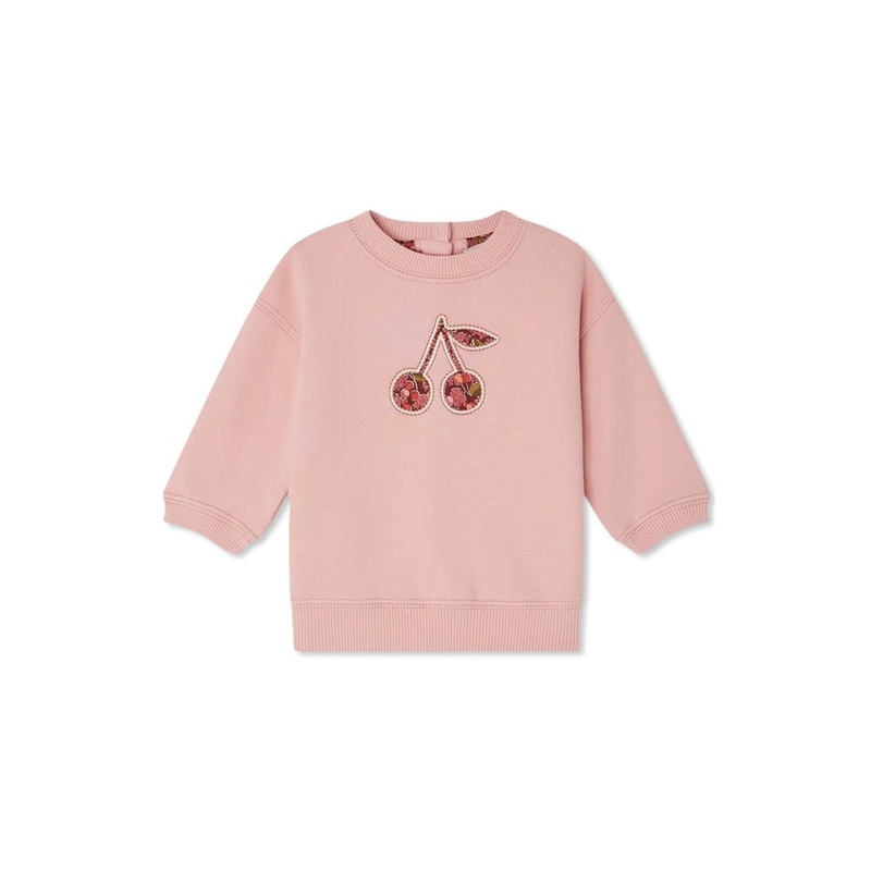 Bonpoint Dahlia Cherry Sweatshirt