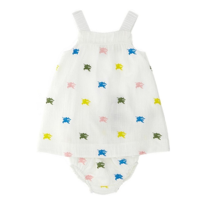 Burberry Kids EKD Straight Hem Sleeveless Dress