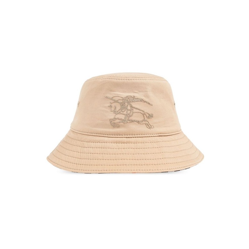 Burberry Kids Logo-Tag Reversible Bucket Hat