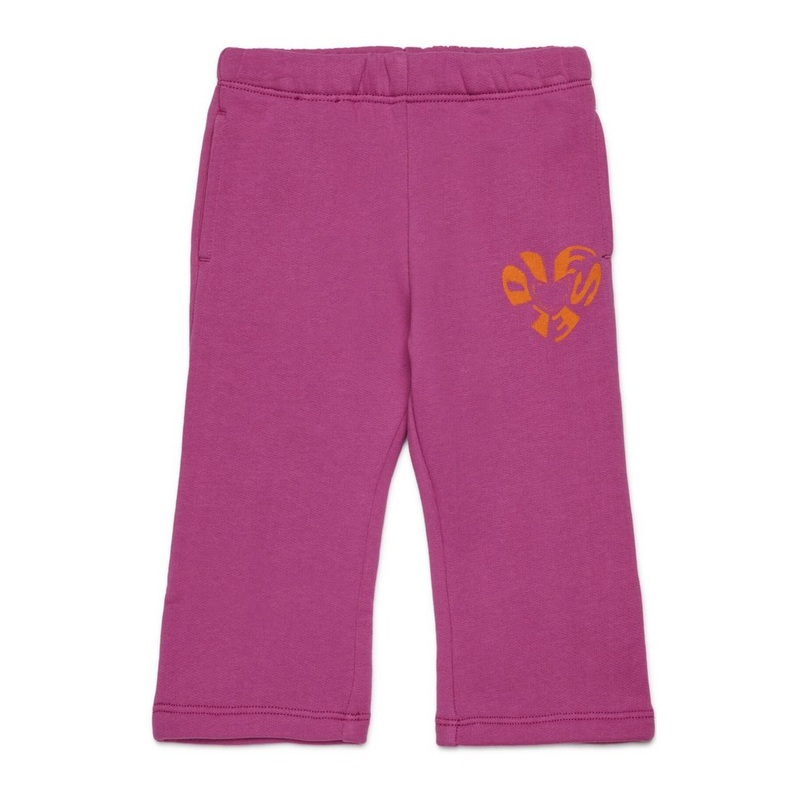 Diesel Kids Heart Shape Logo Printed Pants