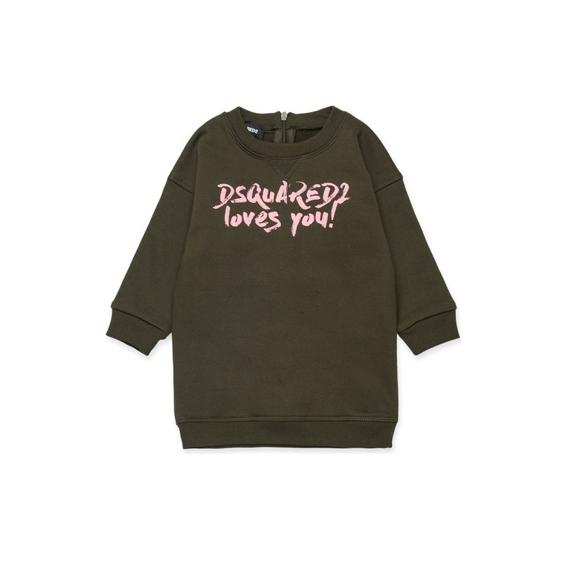 Dsquared2 Kids Logo Printed Sweater Dress