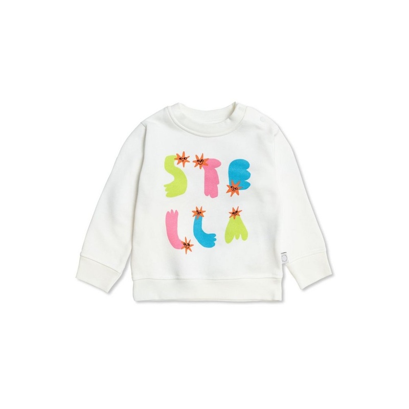 Stella McCartney Kids Logo Printed Crewneck Sweatshirt