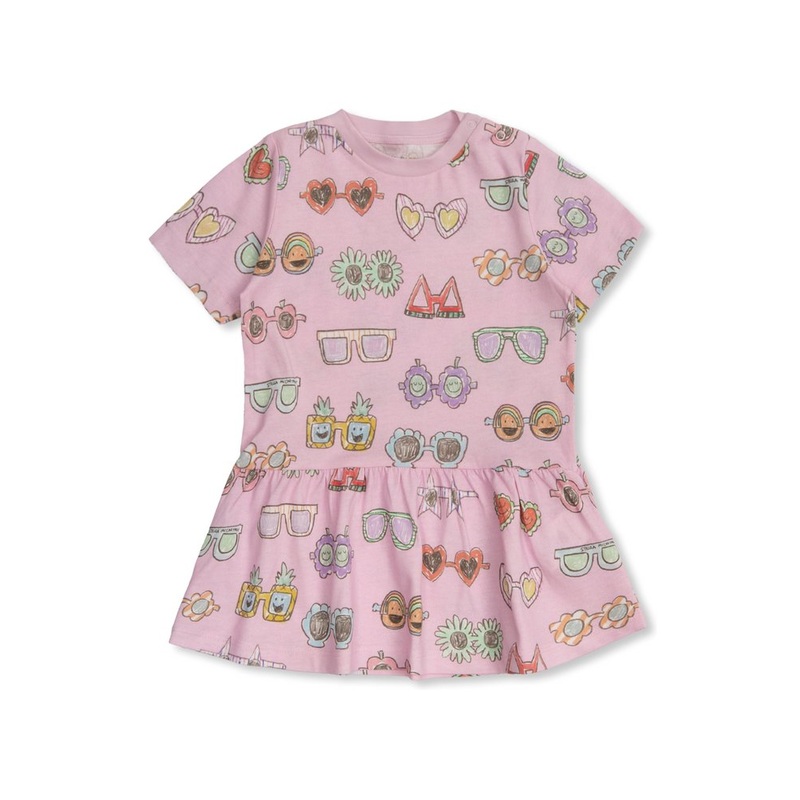 Stella McCartney Kids Sunglasses Printed Crewneck Dress