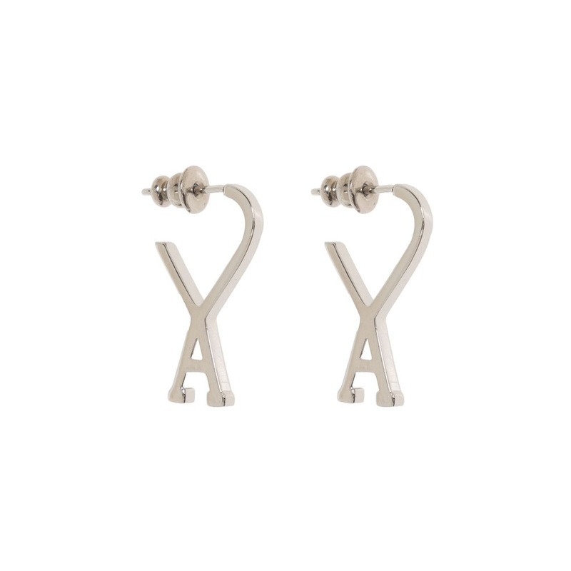 AMI Paris Ami de Coeur Small Hoop Earrings