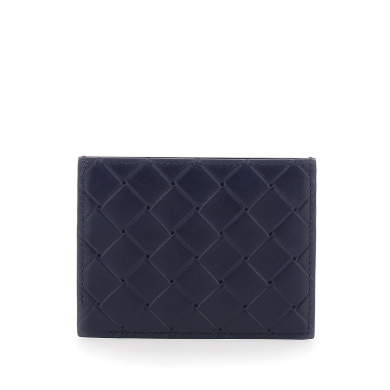 Bottega Veneta Intrecciato Logo Detailed Card Case