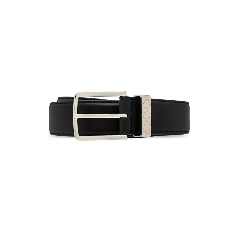Bottega Veneta Intreccio Buckled Belt