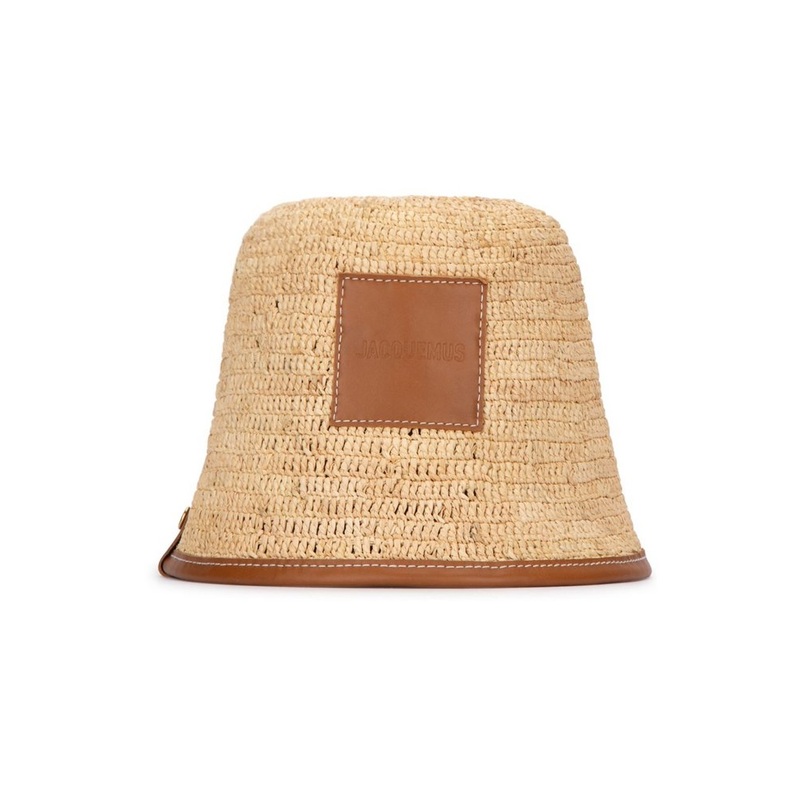 Jacquemus Le Bob Soli Logo Patch Bucket Hat