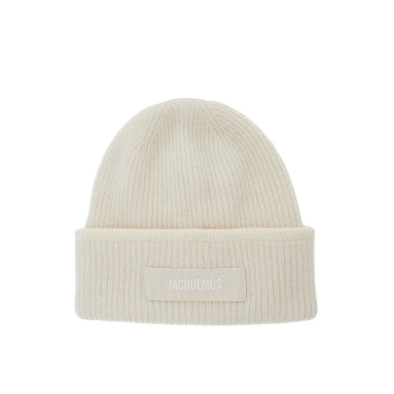 Jacquemus The Gros Grain Logo Patch Beanie