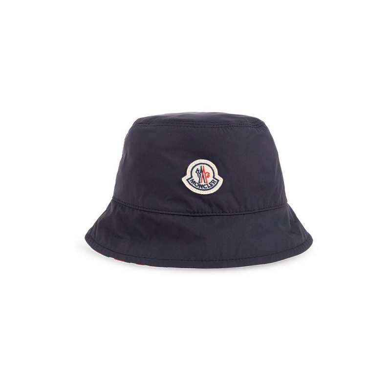 Moncler Logo Patch Reversible Bucket Hat