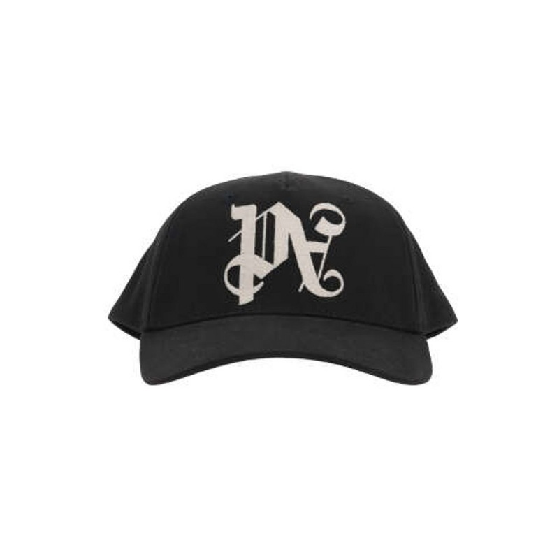 Palm Angels Logo Embroidered Baseball Cap