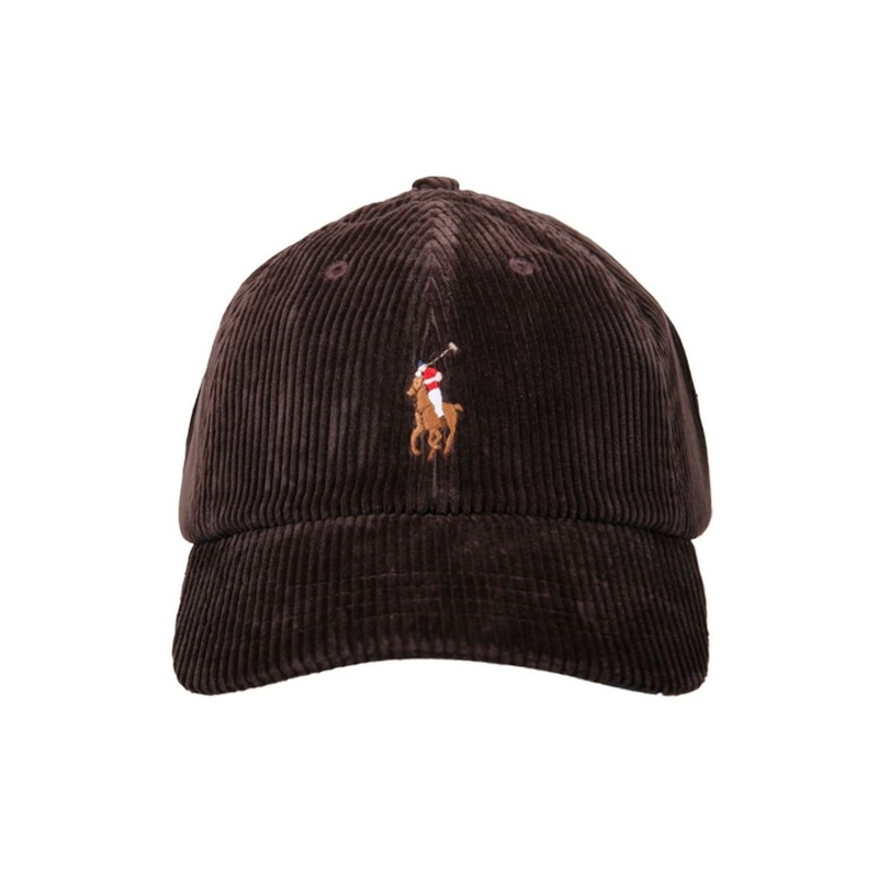 Polo Ralph Lauren Logo Embroidered Corduroy Baseball Cap