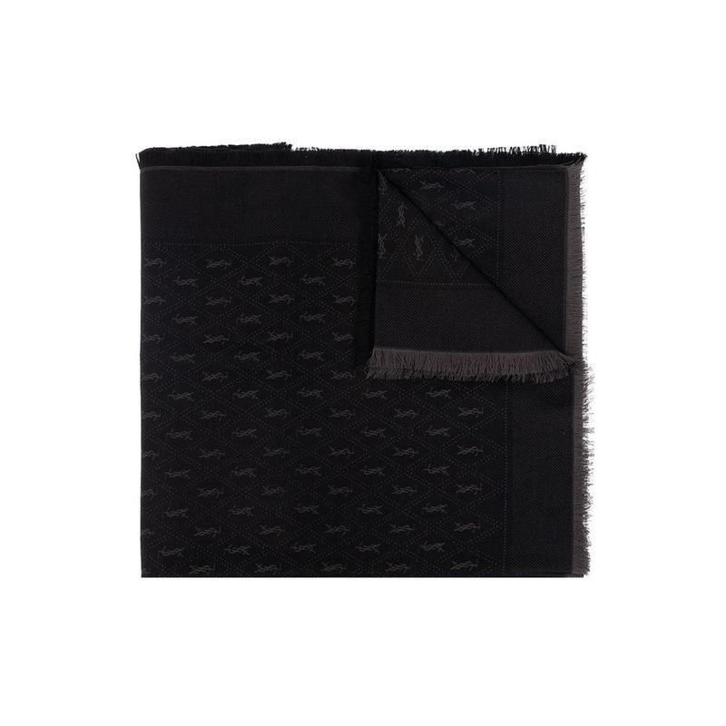 Saint Laurent Cassandre Monogram Large Scarf