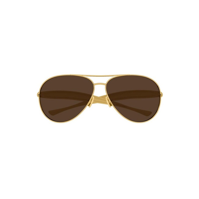 Bottega Veneta Eyewear Aviator Frame Sunglasses