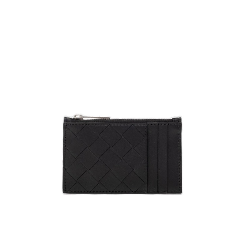 Bottega Veneta Intrecciato Zipped Cardholder