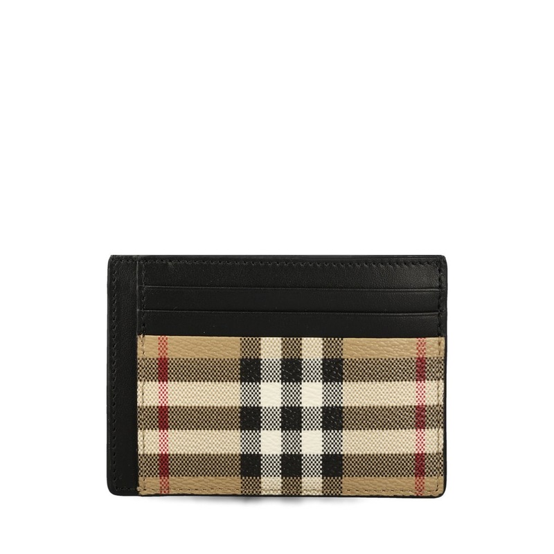 Burberry Check Pattern Card Holder