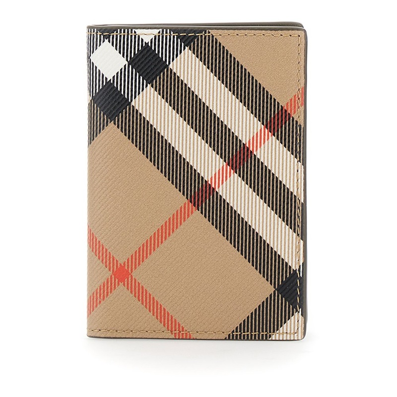 Burberry Checked Bi-Fold Cardholder