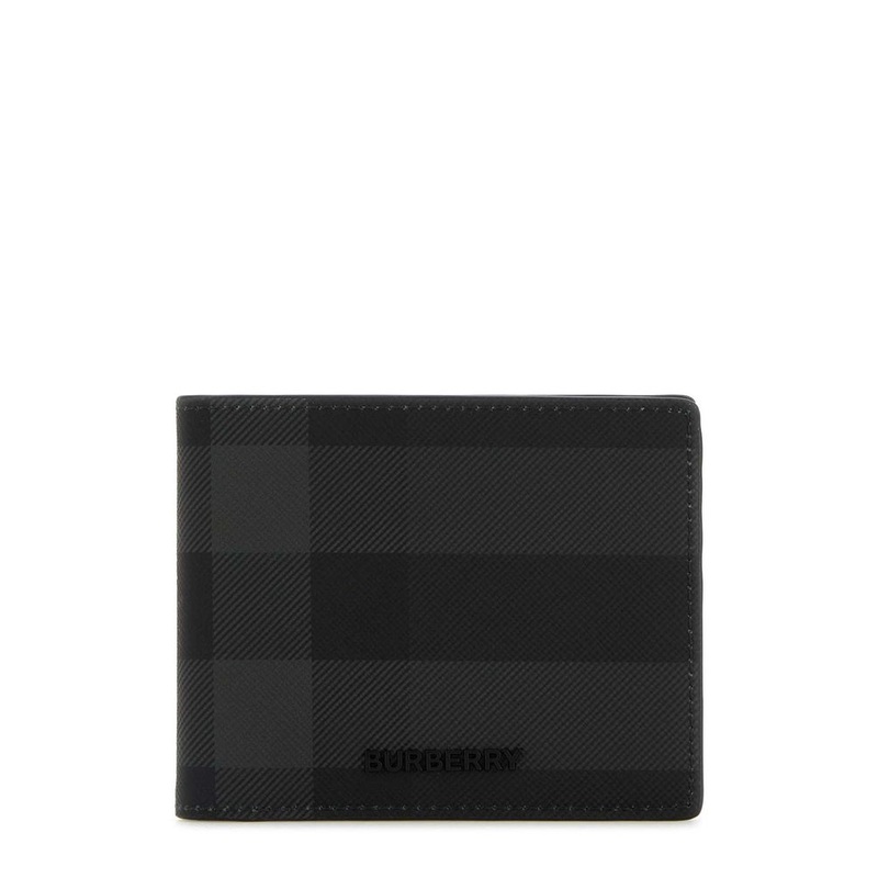 Burberry Checked Bi-Fold Wallet