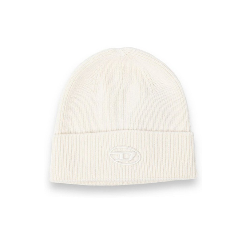 Diesel K-Coder-Fully B Logo Embroidered Beanie