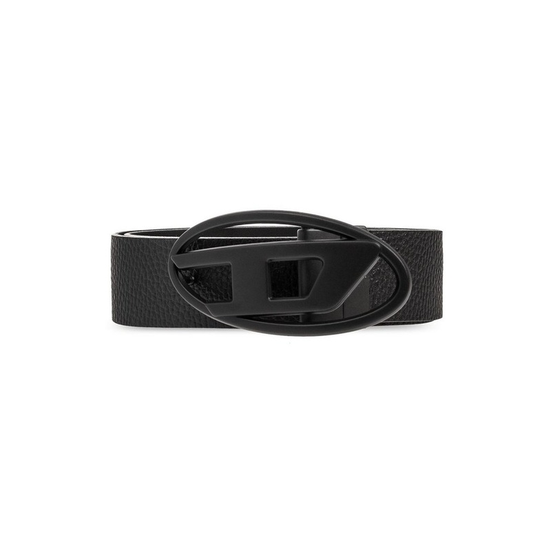 Diesel Logo Buckle Reversible Belt