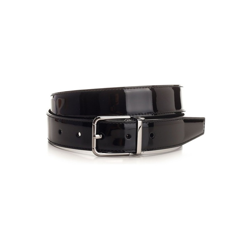 Dolce & Gabbana Logo Engraved Buckle Belt