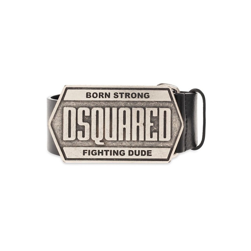 Dsquared2 Logo Plaque Buckle Belt