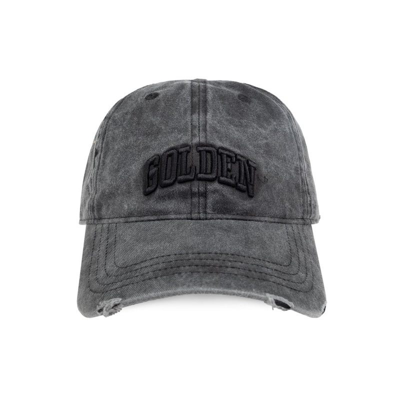Golden Goose Deluxe Brand Logo Embroidered Denim Cap