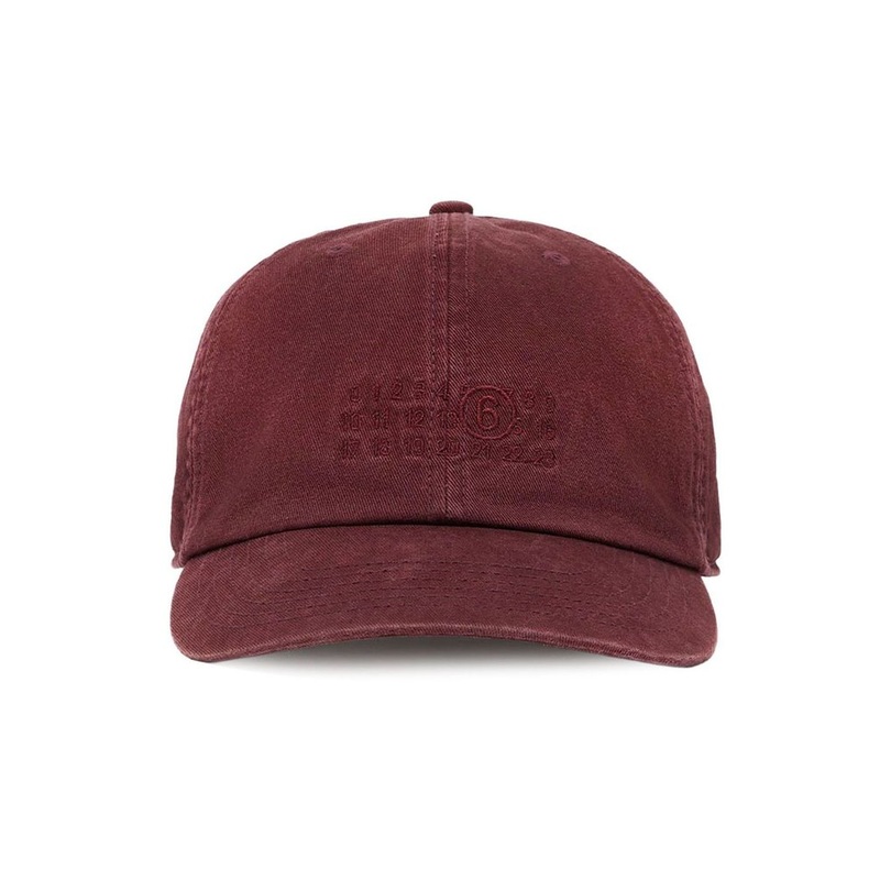 MM6 Maison Margiela Logo Embroidered Baseball Cap