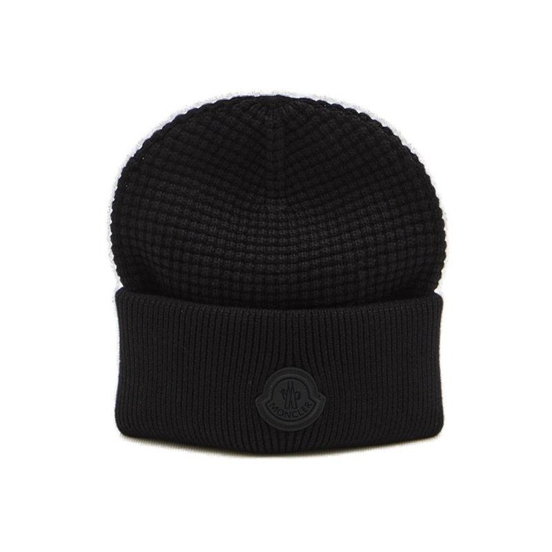 Moncler Logo Patch Beanie
