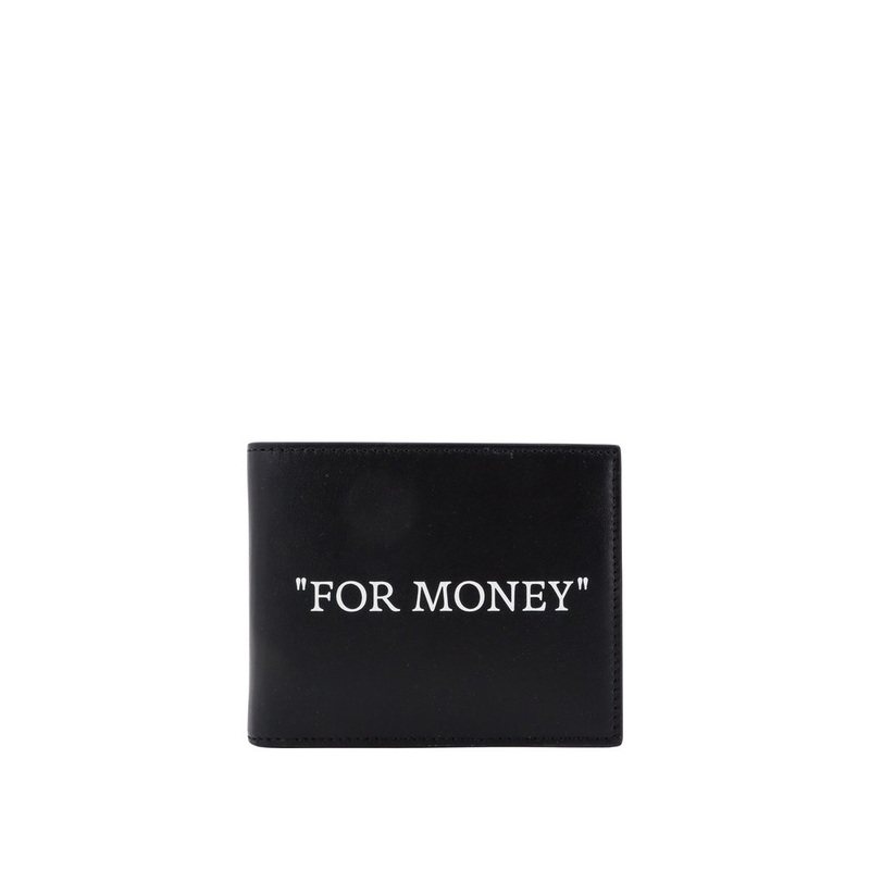 Off-White Quote Motif Bi-Fold Wallet