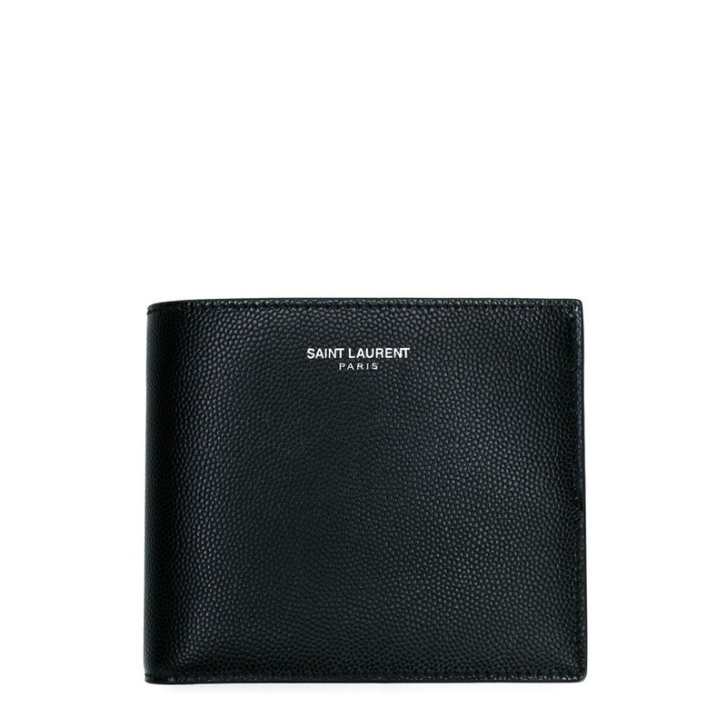 Saint Laurent Logo Plaque Wallet – Cettire