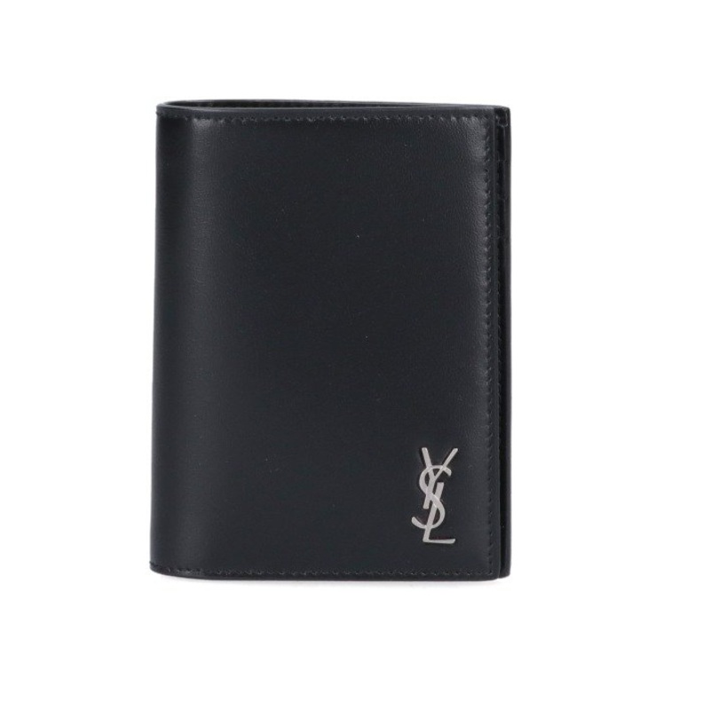 Saint Laurent Tiny Cassandre Credit Card Wallet