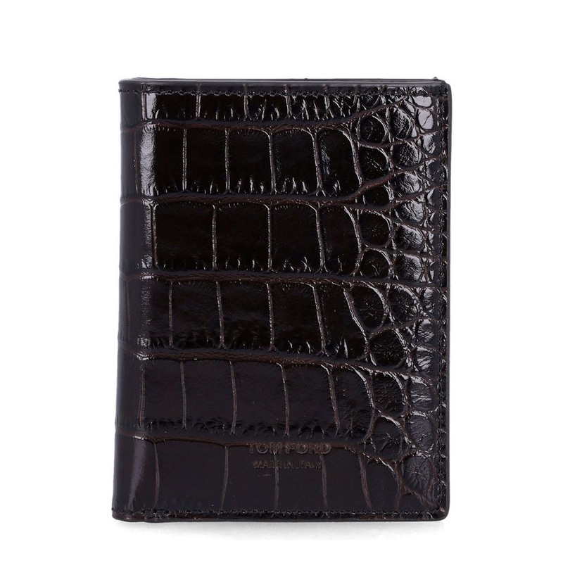 Tom Ford Embossed Leather Card Case