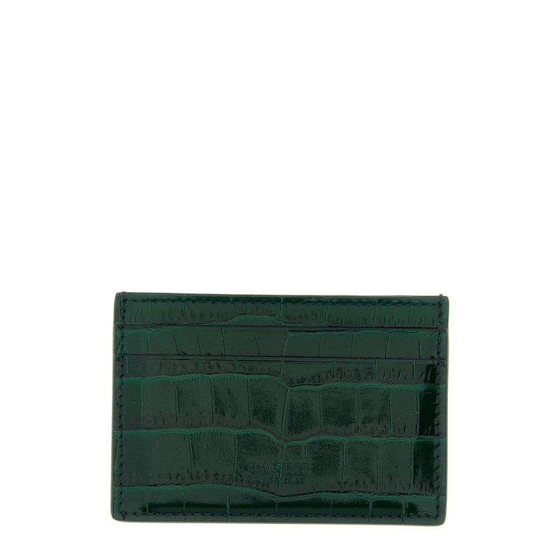 Tom Ford Logo Debossed Card Holder