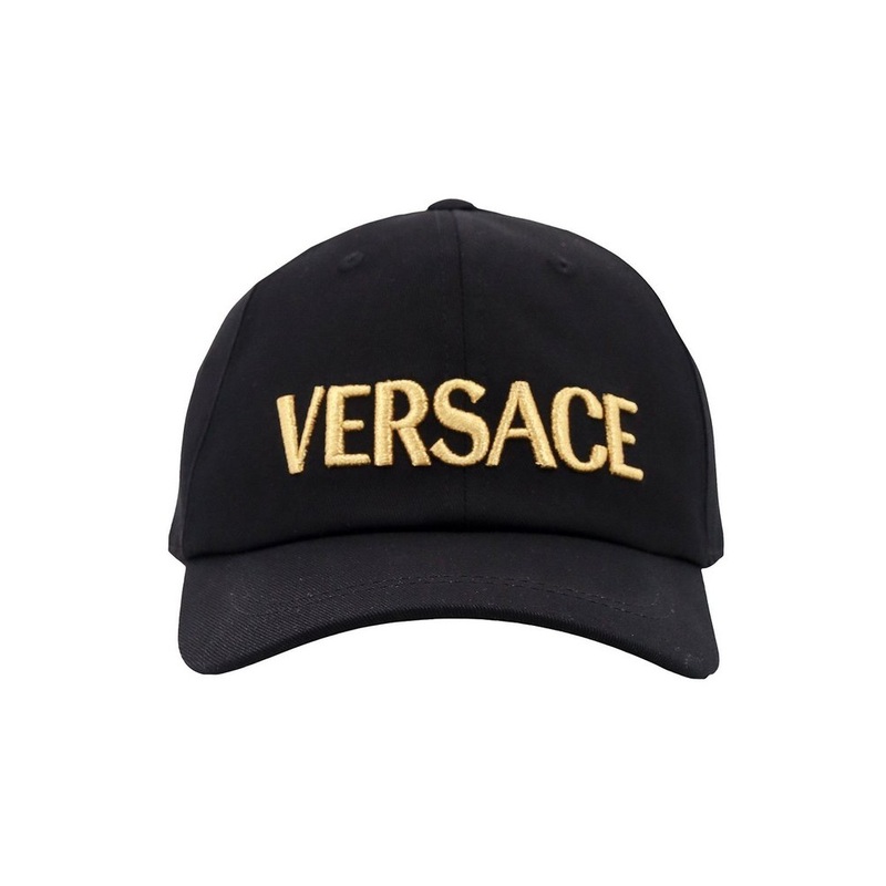 Versace Logo-Embroidered Curved Peak Baseball Cap