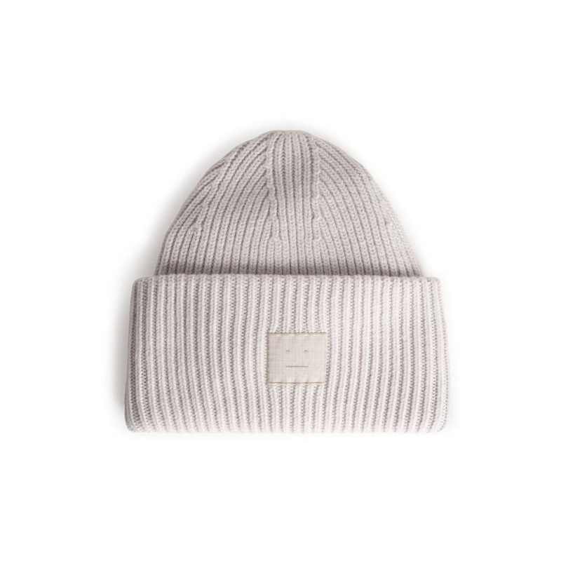 Acne Studios Large Face Logo Beanie