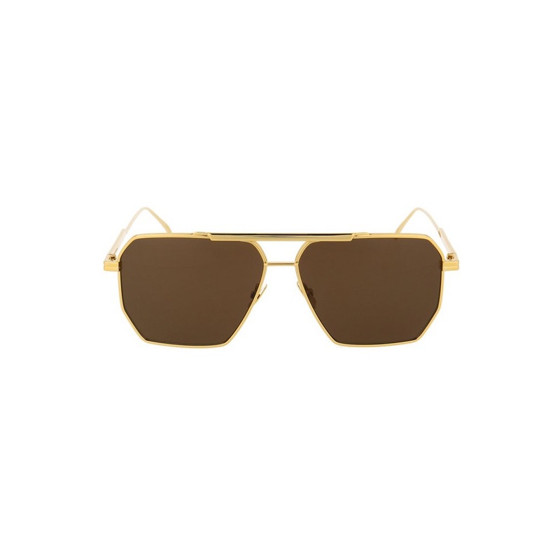 Bottega Veneta Eyewear Pilot Frame Sunglasses – Cettire