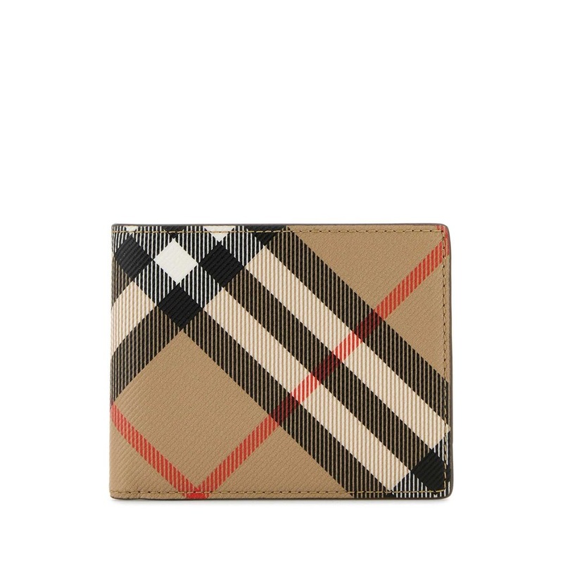 Burberry Check Printed Bi-Fold Wallet