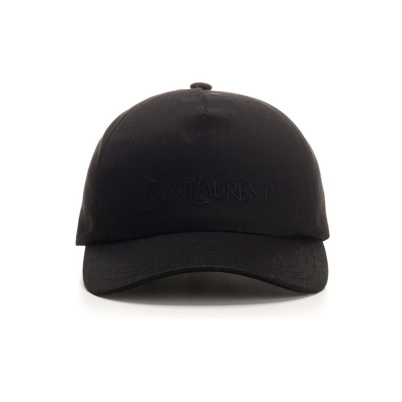 Saint Laurent Logo Embroidered Baseball Cap