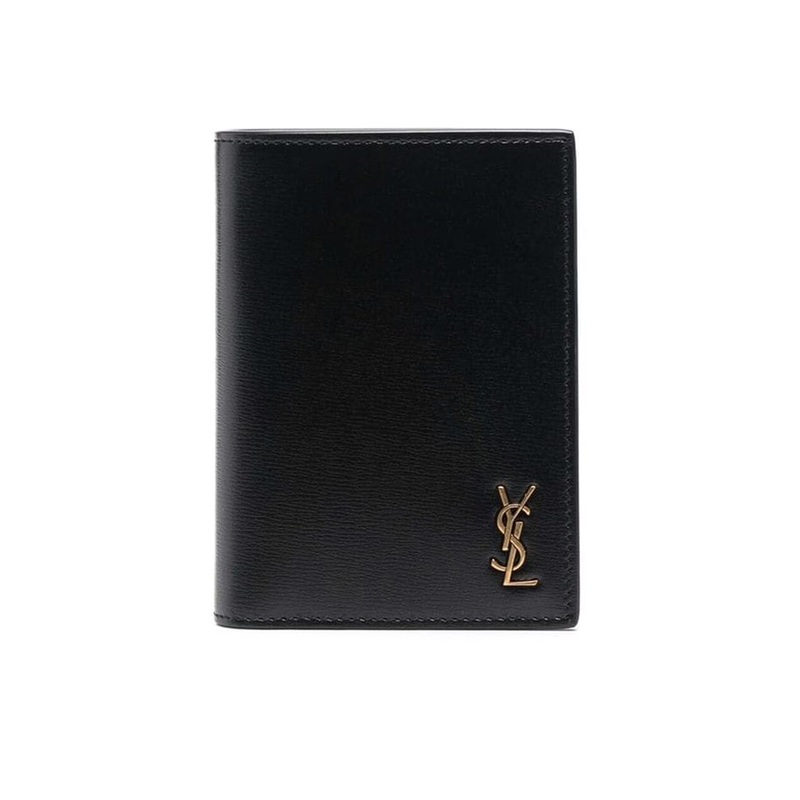 Saint Laurent Logo Plaque Bi-Fold Wallet