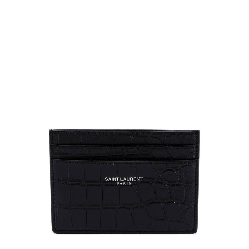 Saint Laurent Paris Embossed Cardholder – Cettire