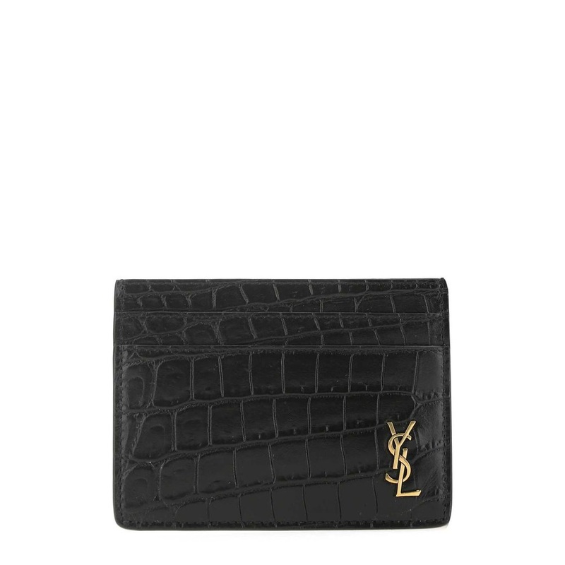 Saint Laurent Tiny Monogram Card Case – Cettire