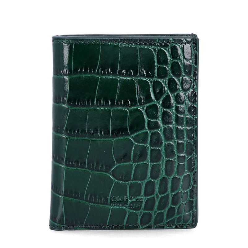 Tom Ford Embossed Bi-Fold Card Case