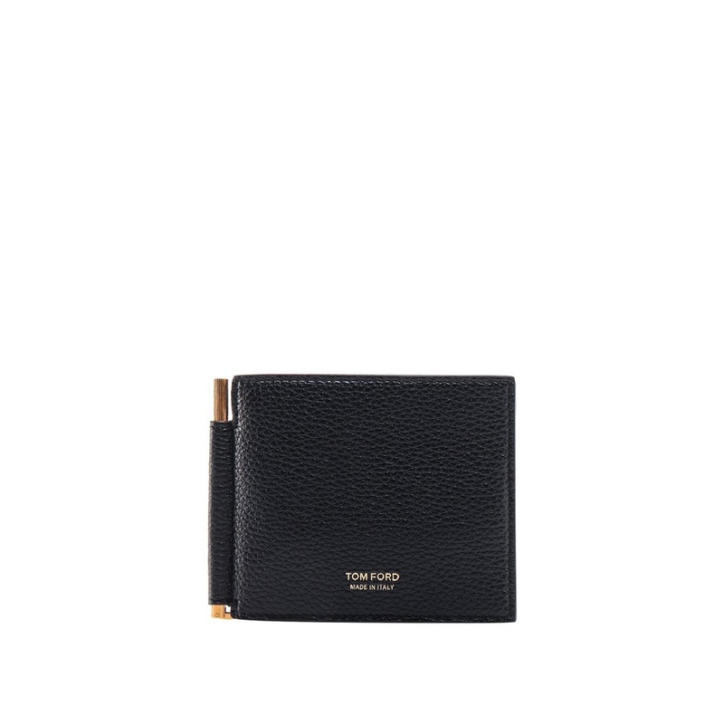 Tom Ford Logo Printed Bi-Fold Wallet