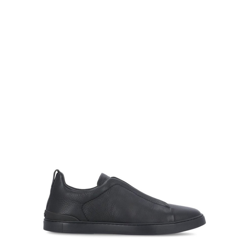 Zegna Triple Stitch Slip-On Sneakers