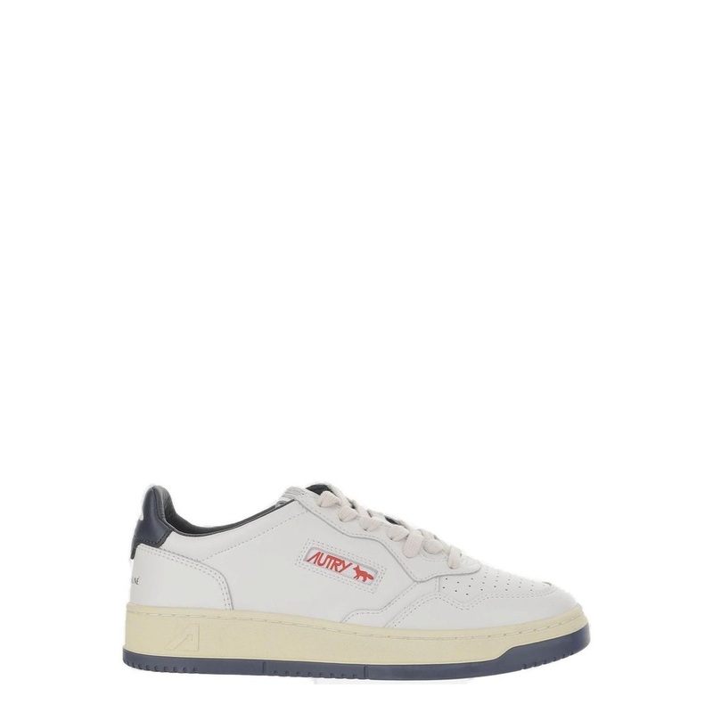 Autry X Maison Kitsune Lace-Up Sneakers