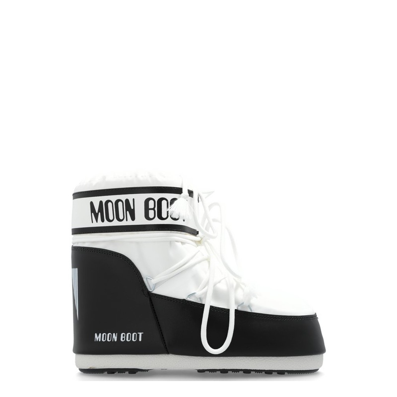 Moon Boot Icon Logo Printed Lace-Up Boots