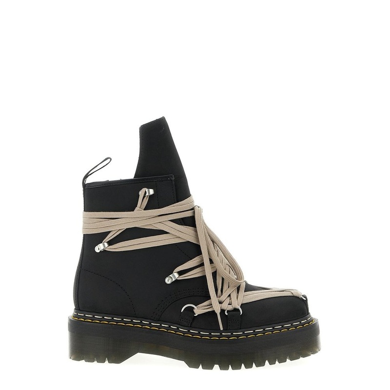 Rick Owens X Dr. Martens Lace-Up Ankle Boots