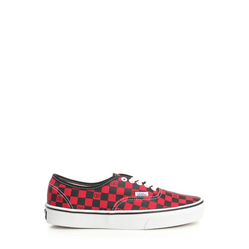 Valentino X Vans VLogo Checkerboard Lace-Up Sneakers