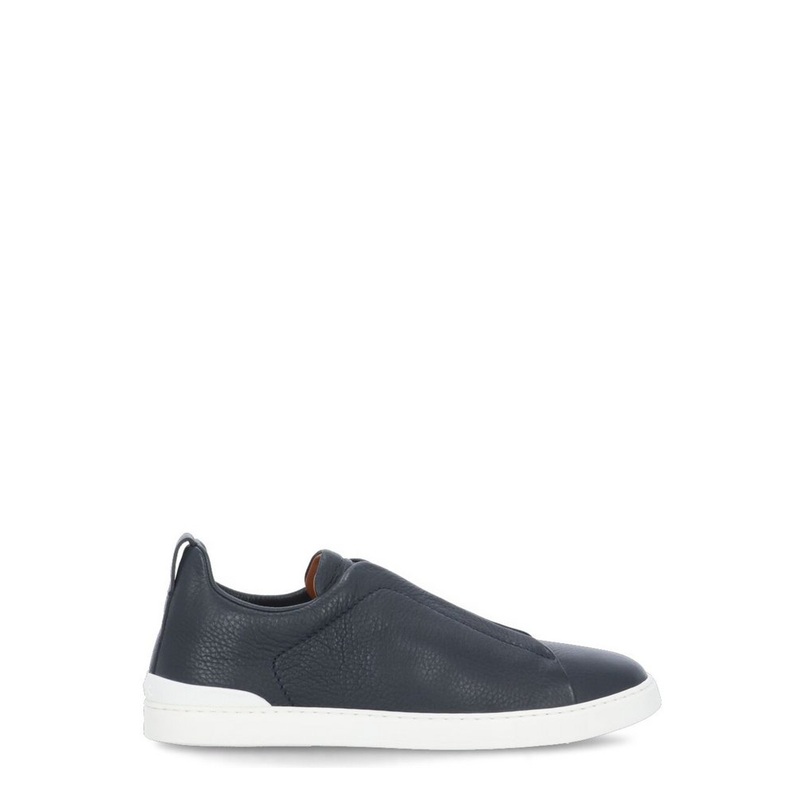 Zegna Triple Stitch Round Toe Sneakers
